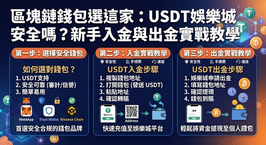 怕踩雷？3 分鐘掌握 USDT 安全出入金全攻略！